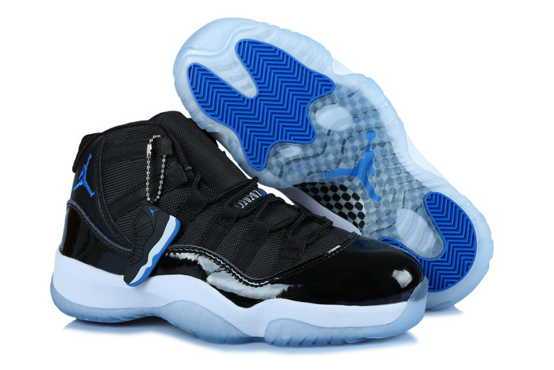 Top Quality Nike Air Jordan 11 Retro Womens Black/Blue New Packaging
